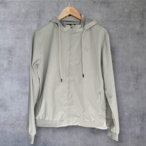 Áo khoác Adidas nón ròi vàng kem