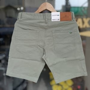 Short jean nam lacoste xanh ngọc