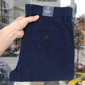 Quần kaki túi chéo tommy xanh đen