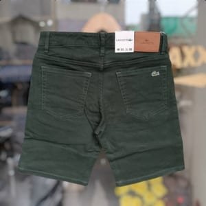 Short jean nam lacoste rêu đậm