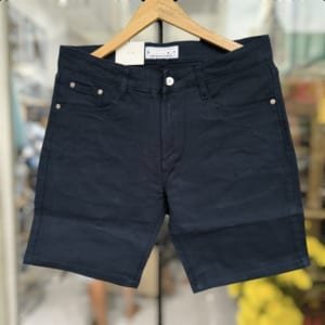 Quần short jean lacoste xanh đen
