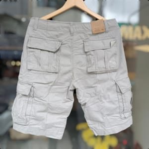 Quần Short Túi Hộp Abercrombie Màu Kem