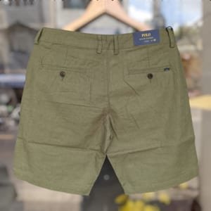 Quần short đũi linen Polo xanh chuối
