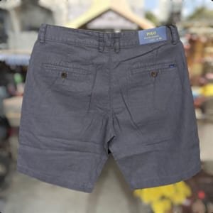 Quần short linnen polo big size xám