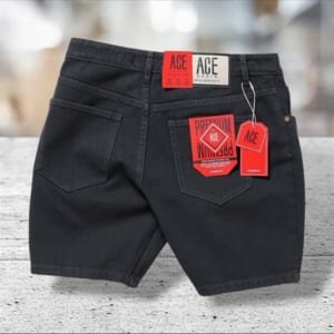 Quần short jean ACE xanh nhớt