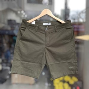Short kaki lacoste màu xanh rêu