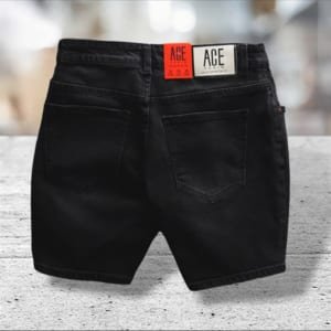 Short jean ACE đen xám