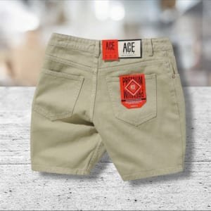 Short kaki jean ACE màu vàng