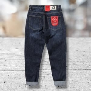 Quần jean Baggy ACE xanh đậm