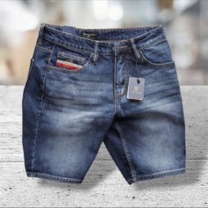 Quần short jean Louis vuitton xanh wash