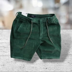 Quần short Nhung Gap xanh lá