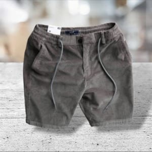 Quần short Nhung Gap màu xám