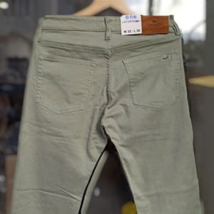 Quần kaki jean Lacoste xanh ngọc