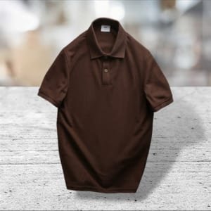 Áo thun BTM Pique nâu đỏ