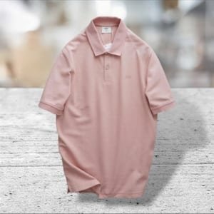 Áo thun BTM pique màu hồng