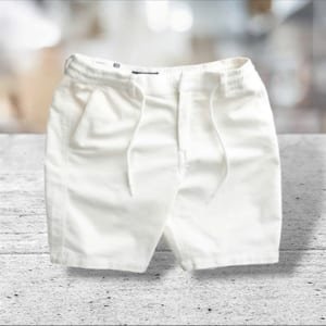 Quần short Nhung Gap màu trắng