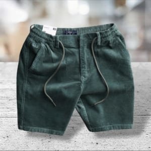 Quần short Nhung Gap xanh nhạt