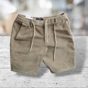 Quần short Nhung Gap màu be