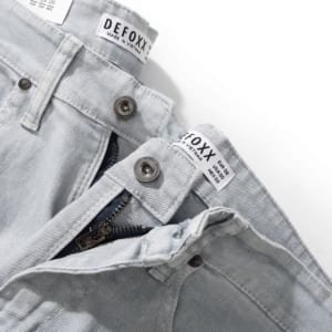 Quần jean defoxx xám trắng 250614