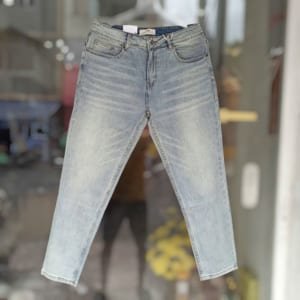 Quần jean BTM wash xanh bạc