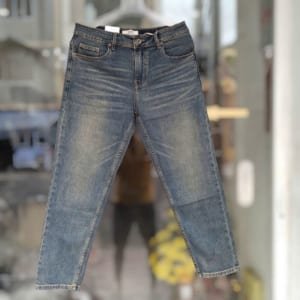 Quần jean BTM wash rêu đậm