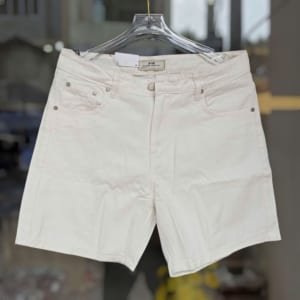 Quần short jean BTM màu trắng