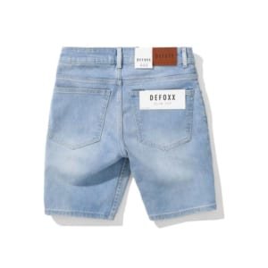 Quần short jean DEFOXX xanh bạc 250506