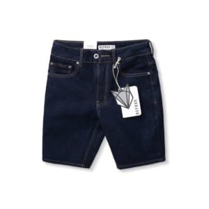 Quần short jean Defoxx xanh muối tiêu 250302