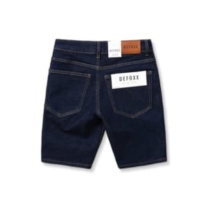 Quần short jean Defoxx xanh muối tiêu 250302