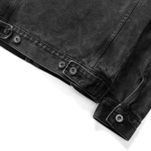 Áo khoác jean Defoxx xám đậm chính hãng