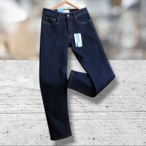 Quần jean Jacobs Cole slim xanh muối tiêu co giãn nhẹ