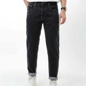 Quần jean Defoxx đen indigo 250809