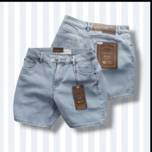 Quần short jean Jacobs cole xanh bạc