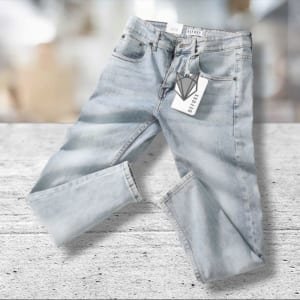 Quần jean Defoxx ôm xanh bạc